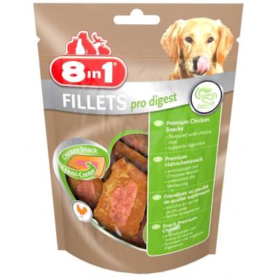 8in1 Pro Digest Sindirim Sistemi Destekleyici Tavuk Filetolu Köpek Ödülü 80 gr