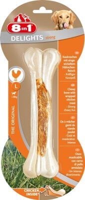 8in1 Delights Strong Tavuklu Ağız Bakım Kemiği L 130 gr
