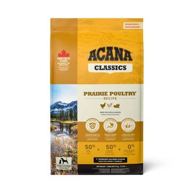 Acana Classics Prairie Poultry Tavuklu ve Hindili Düşük Tahıllı Tüm Irk ve Yaşam Evreleri İçin Köpek Maması 9,7 kg