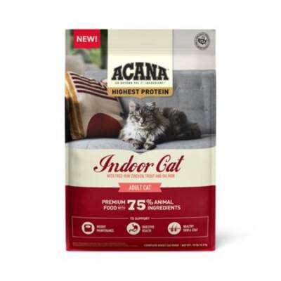 Acana Indoor Yüksek Proteinli Tavuk ve Balıklı Evde Beslenen Kediler İçin Yetişkin Kedi Maması 1,8 kg