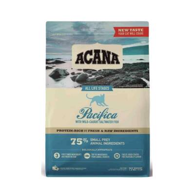Acana Pacifica Balıklı Tahılsız Tüm Irk ve Yaşam Evreleri İçin Kedi Maması 1,8 kg