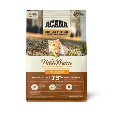 Acana Wild Prairie Tavuklu ve Balıklı Tahılsız Tüm Irk ve Yaşam Evreleri İçin Kedi Maması 1,8 kg