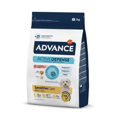 Advance Sensitive Somonlu Küçük Irk Yetişkin Köpek Maması 3 kg