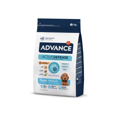 Advance Dog Puppy Protect Orta Irk Yavru Köpek Maması 3 kg