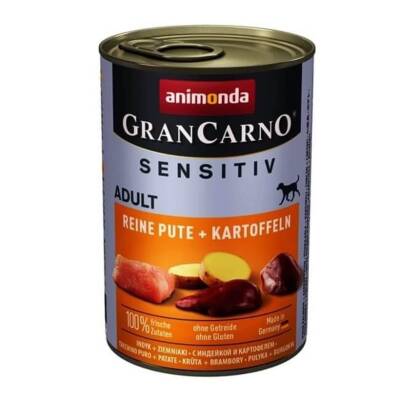 Animonda Gran Carno Sensitiv Hindili Patatesli Köpek Konservesi 400 gr