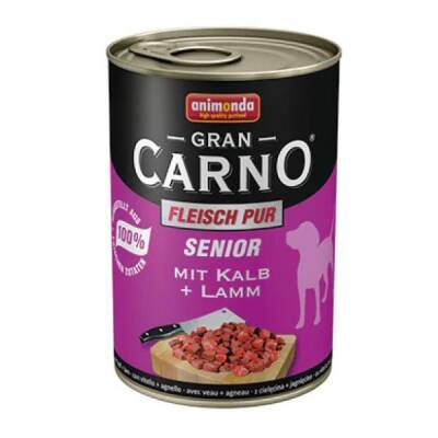 Animonda Gran Carno Sığır Etli Kuzulu Yaşlı Köpek Konservesi 400 gr