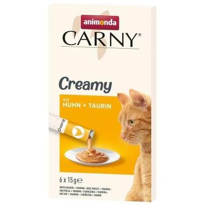 Animonda Snack Carny Tavuk & Taurin Sıvı Krema Kedi Ödülü 6 X 15 gr