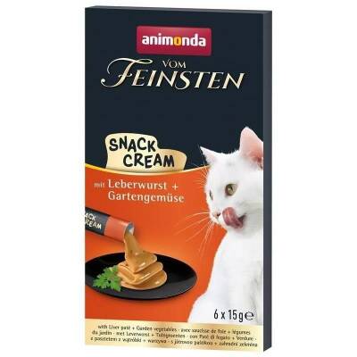 Animonda Snack Carny Ciğerli Sıvı Krema Kedi Ödülü 6 X 15 gr