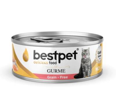 BestPet Gurme Jöle İçinde Kuzulu Tahılsız Kedi Konservesi 100 gr