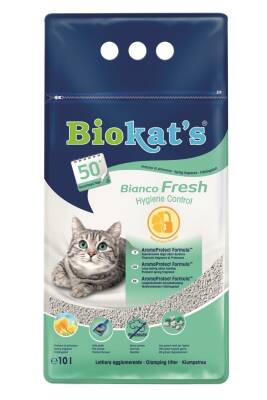 Biokat's Bianco Fresh Topaklanan Kedi Kumu 10 lt