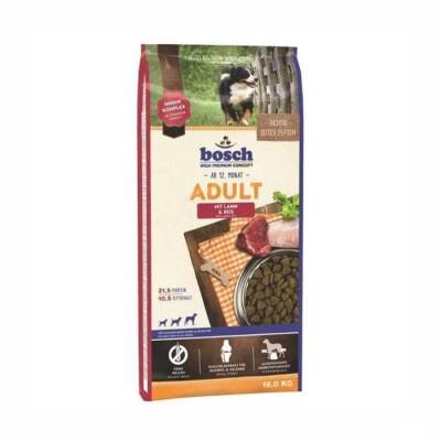 Bosch Adult Kuzu Etli ve Pirinçli Yetişkin Köpek Maması 15 kg