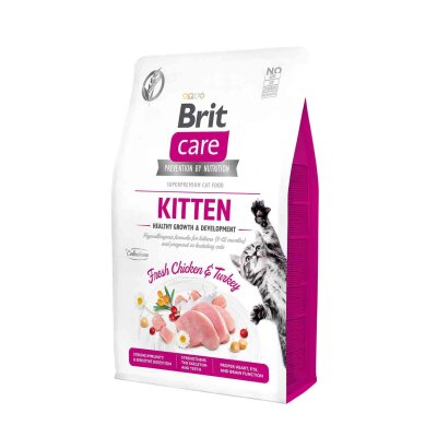 Brit Care Taze Tavuk Etli Tahılsız Yavru Kedi Maması 2 kg