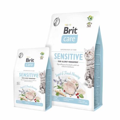 Brit Care Sensitive Hipoalerjenik Böcek Proteinli Tahılsız Yetişkin Kedi Maması 7 kg