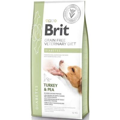 Brit Veterinary Diet Diabetes Diyabet Hastalığı olan Köpekler için Tahılsız Köpek Maması 12 Kg