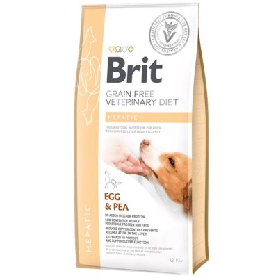 Brit Veterinary Diet Hepatic Karaciğer Yetmezliği olan Köpekler için Tahılsız Köpek Maması 12 kg