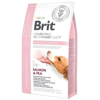 Brit Veterinary Diet Hypo-Allergenic Cilt Sağlığı Destekleyici Tahılsız Köpek Maması 2 kg