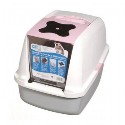 Catit Cabrio Karbon Filtreli Jumbo Boy Kedi Tuvaleti Pembe 57 cm
