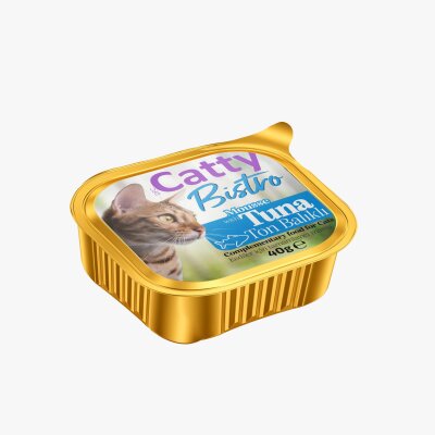 Catty Bistro Mousse Ton Balıklı Yetişkin Kedi Konservesi 40 Gr