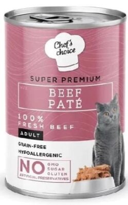Chef's Choice Sığır Etli Yetişkin Kedi Konservesi 400 gr