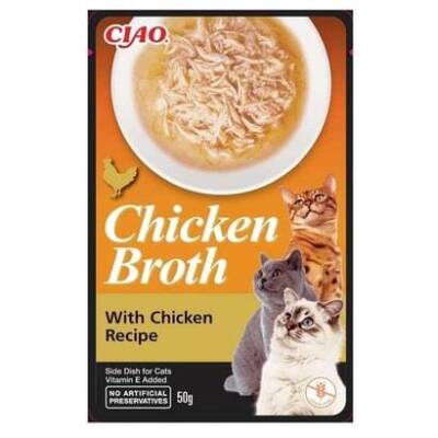 Ciao Chicken Churu Broth Tavuklu ve Tavuk Sulu Kedi Ödül Maması 50 gr