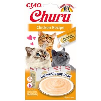Ciao Churu Cream Tavuklu Kedi Ödül Kreması 4 X 14 Gr