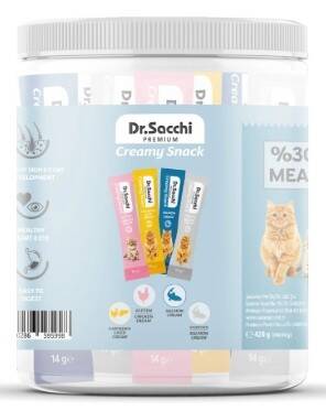 Dr.Sacchi Creamy Sıvı Karışık Kedi Ödülü 30 Adet