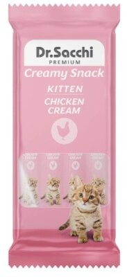 Dr.Sacchi Creamy Sıvı Tavuklu Yavru Kedi Ödülü 4 Lü