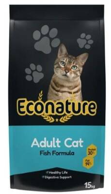 Econature Plus Balıklı Yetişkin Kedi Maması 15 kg