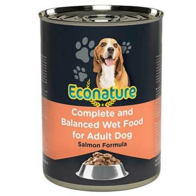 Econature Somonlu Yetişkin Köpek Konservesi 400 gr