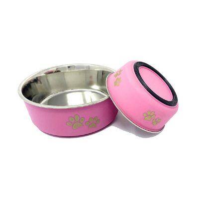 EuroDog Pati Desenli Pembe Mama Su Kabı 480 ml