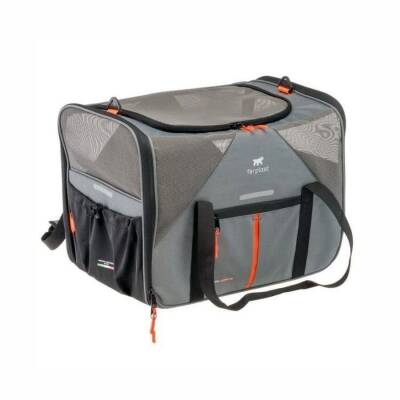 Ferplast Voyager 350 Kedi ve Köpek Kumaş Taşıma Çantası Gri 45x30x33 cm