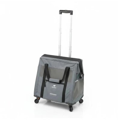 Ferplast Voyager 450 Kedi ve Köpek Tekerlekli Taşıma Çantası Gri 46x26x48 cm