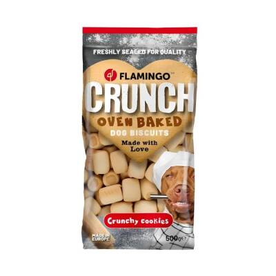Flamingo Crunch Mini Bisküvi Köpek Ödül Maması 500 Gr