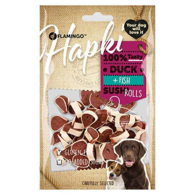 Flamingo Hapki Glutensiz Ördek ve Balıklı Köpek Ödülü 85 gr