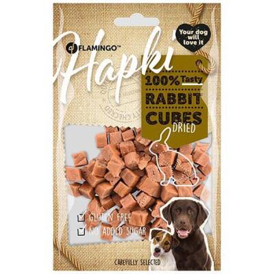 Flamingo Hapki Glutensiz Tavşanlı Küp Köpek Ödülü 85 gr
