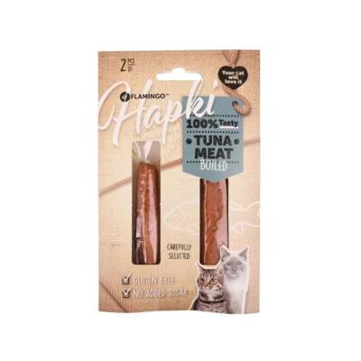Flamingo Hapki Pişirilmiş Ton Balıklı Kedi Ödül Maması (2'li) 35 gr