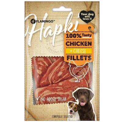 Flamingo Hapki Tavuk ve Peynirli Fileto Köpek Ödül Maması 85 Gr