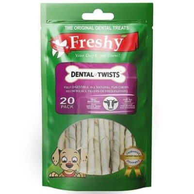 Freshy Dental Burgu Köpek Ödülü 20'li Paket - 120 gr