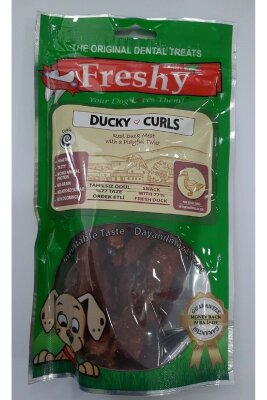 Freshy Ducky Curls Doğal Ördek Etinden Burgu Ödül