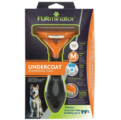 Furminator Short Hair Kısa Tüylü Köpek Tarağı M