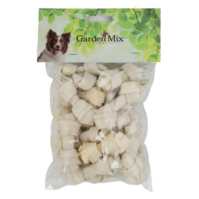 Garden Mix Beyaz Düğümlü Deri Kemik 2,5-3” – 20'li