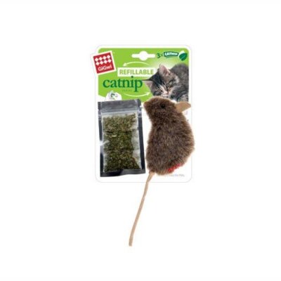 Gigwi Catnip Hazneli Peluş Fare Kedi Oyuncağı