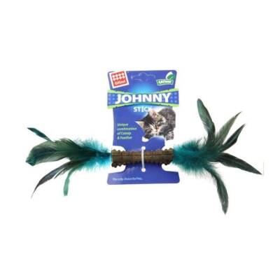 Gigwi Johnny Stick Catnipli Doğal Yeşil Çift Tüylü Kedi Oyuncağı