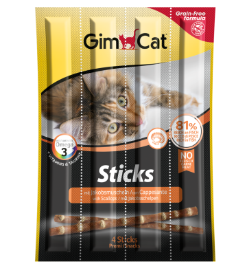 Gimcat Deniz Taraklı Kedi Ödül Çubuğu 4 Parça 20 gr