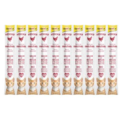 GimCat Sticks Tahılsız Tavuklu Ödül Çubuğu 10'lu