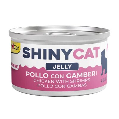 GimCat Shinycat Jelly Tavuk Etli ve Karidesli Konserve Kedi Maması 70 gr
