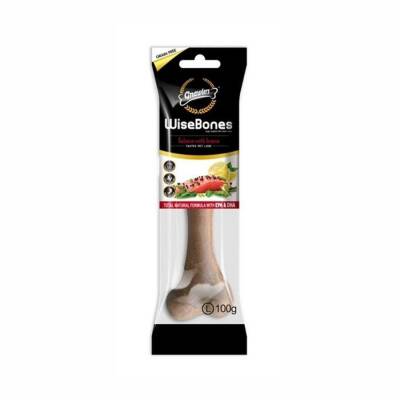 Gnawlers Wise Bone Somonlu ve Limon Aromalı Köpek Ödül Kemiği L 100 gr