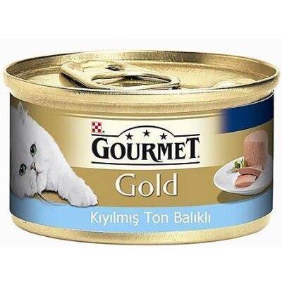 Gourmet Gold Kıyılmış Ton Balıklı Yetişkin Kedi Konservesi 85 gr
