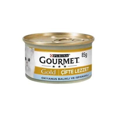 Gourmet Gold Okyanus Balıklı Yetişkin Kedi Konservesi 85 Gr
