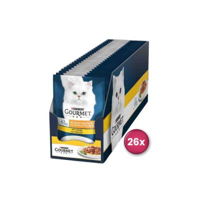 Gourmet Perle Pouch Izgara Tavuklu Yetişkin Kedi Konservesi 26 Adet X 85 gr